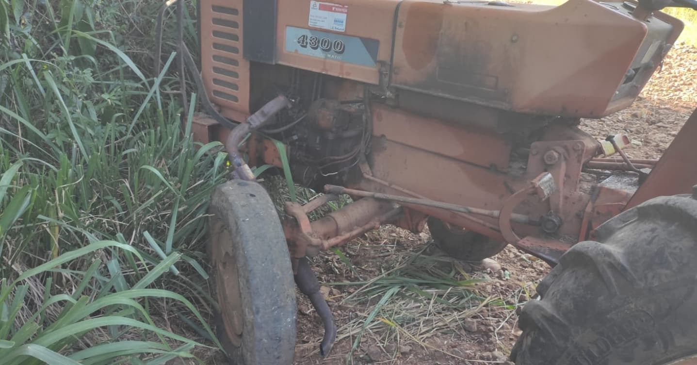 ​Idoso morre em acidente com trator no interior de Saudades